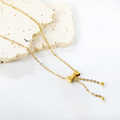 Dainty Bow Drop Necklace