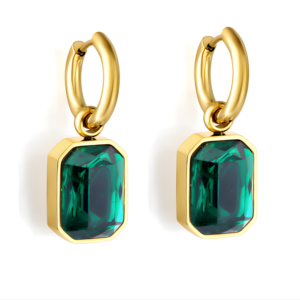 Rectangular Diamond earrings