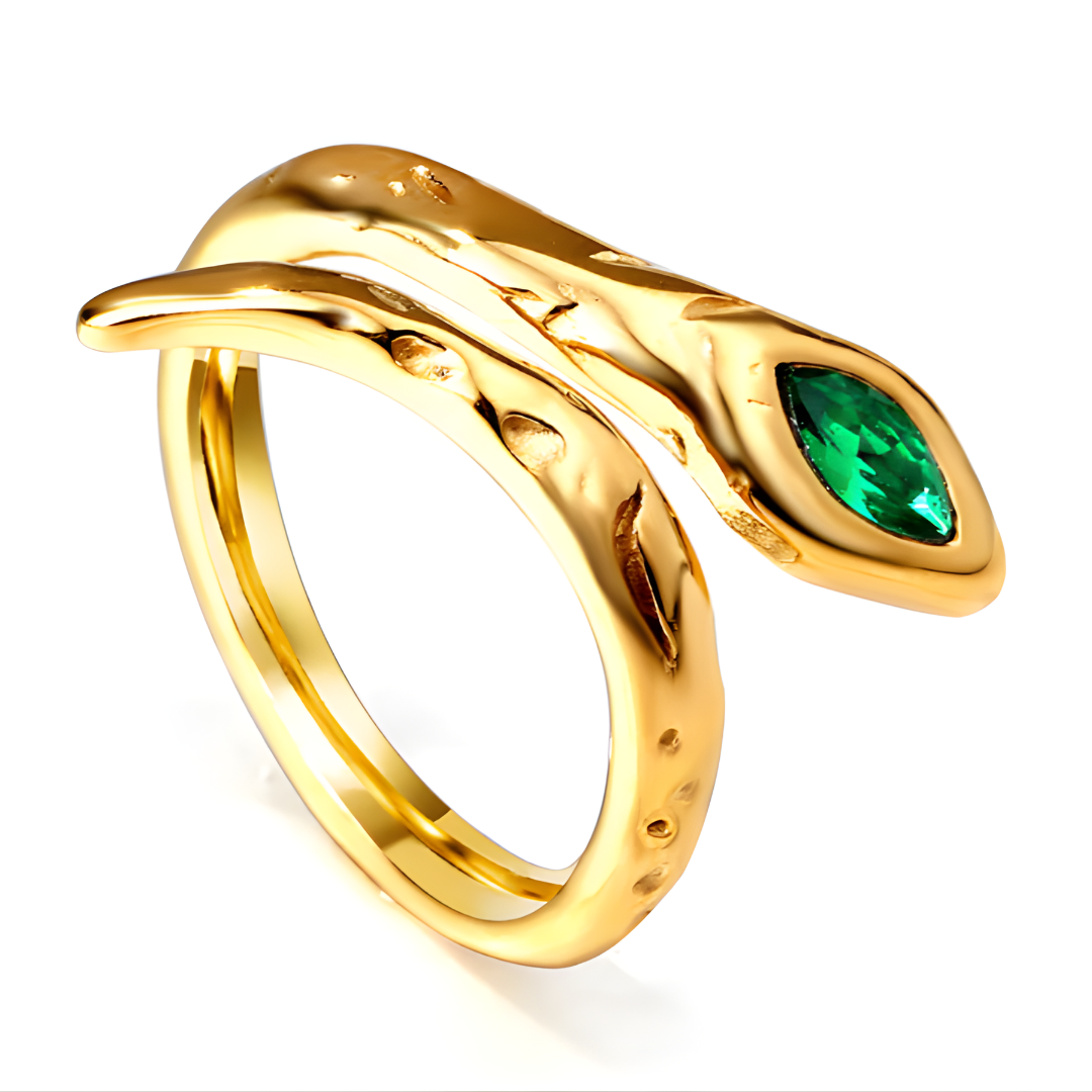 Snake Diamond Ring