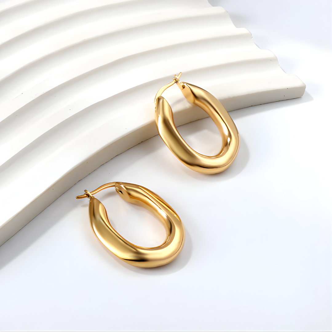 Rectangular Hoop Earrings