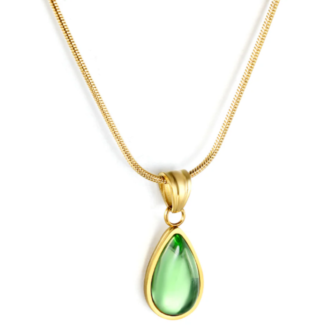 Teardrop Pendant Necklace