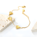 Trinity of Hearts Bracelet