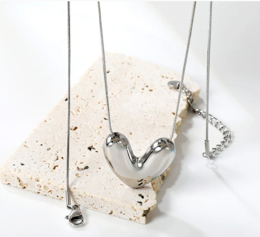 Bubble Heart Necklace